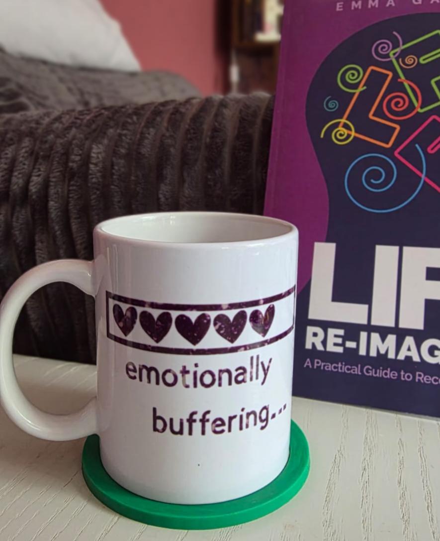 Emotionally Buffering... | Comfort Without Chaos Mug